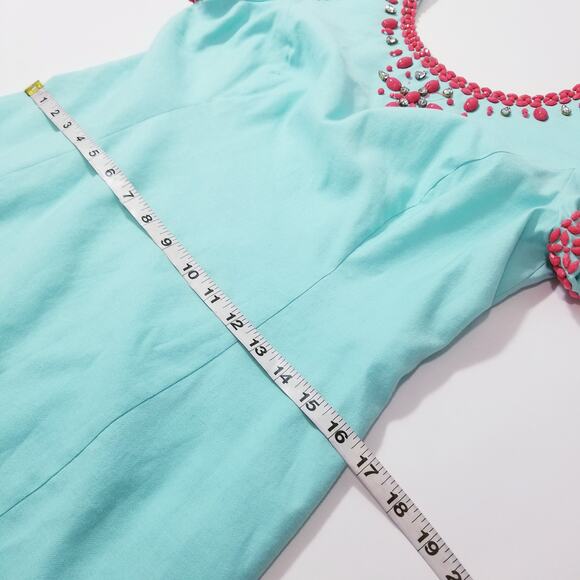 Lilly Pulitzer Beaded Jeweled Rhinestones Sheath Dress - Picture 7 of 16